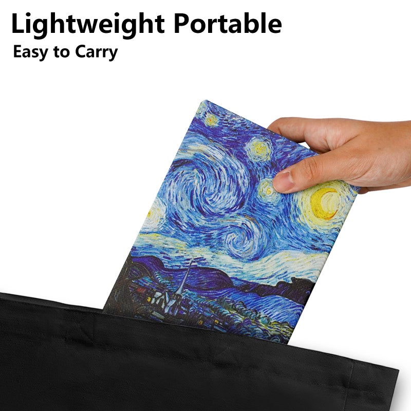 Hiwhy Hiwhy Photo Album 4x6 with 100 Pockets  Small Picture Album with Premium Leather Album Cover  Slip-in Mini Picture Book for Family Wedding Anniversary Baby Vacation Pictures  Starry Night - Image 5