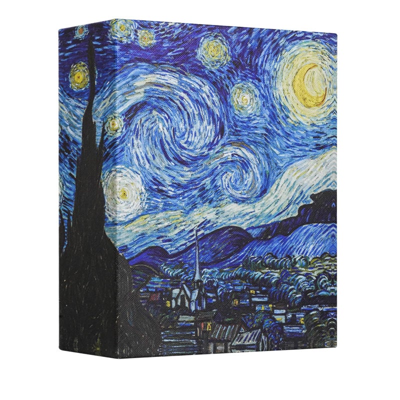 Hiwhy Hiwhy Photo Album 4x6 with 100 Pockets  Small Picture Album with Premium Leather Album Cover  Slip-in Mini Picture Book for Family Wedding Anniversary Baby Vacation Pictures  Starry Night - Image 1