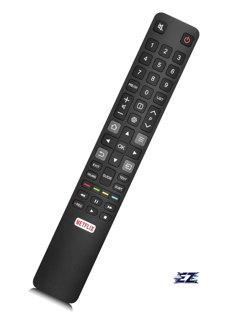 ELTRAZONE RC802N Universal Remote Control for TCL Smart Android TVs with Netflix Shortcut Key - With Battery - Image 2