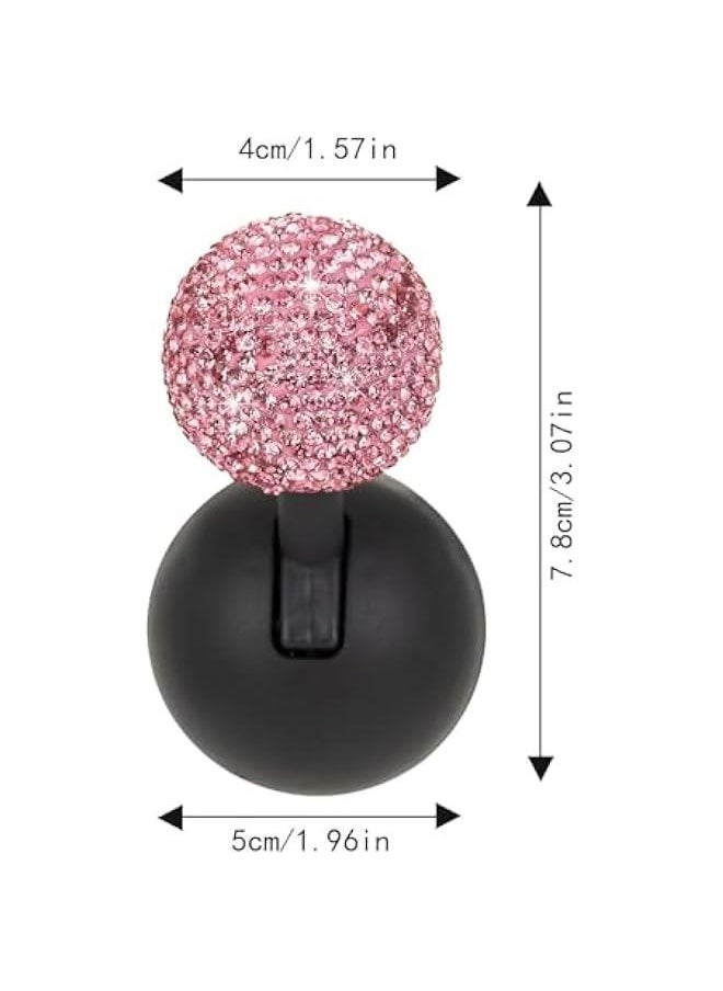 Generic Car Push to Start on Rocker, Diamond-Encrusted Joystick Ball-Bar, Car on Start Lever One-Touch Start on, Car Stickers Interior Decor Car on Cover Decorative  - Image 5