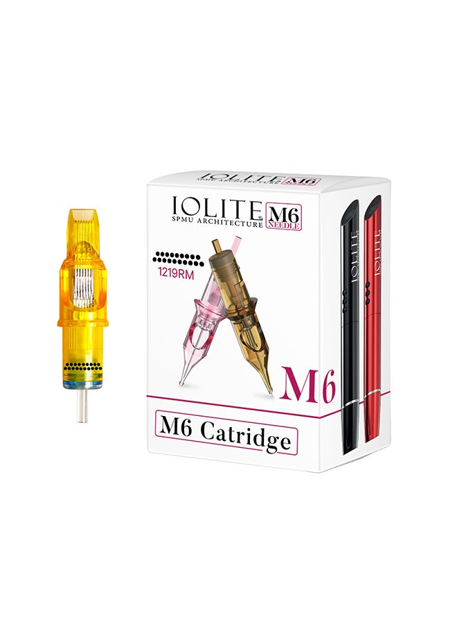 IOLITE 10 قطع من إبر خرطوشة الوشم، قلم SPMU Machine M6 للاستخدام مرة واحدة عالميًا - 1219RM - Image 1