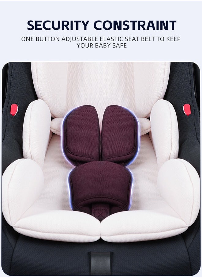 Soft Touch - Baby Carry Cot Portable Baby Car Seat With Full Body Support Soft Cushion Infant Baby Carrier Carseat and Base Removable Safety Seat For Newborn - Image 1