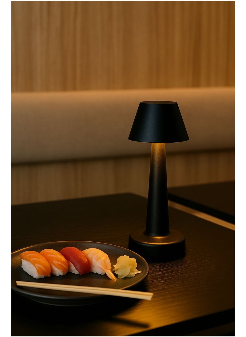 Evren Rechargeable Cordless Touch control Luminous bell Table Lamp  - Image 1