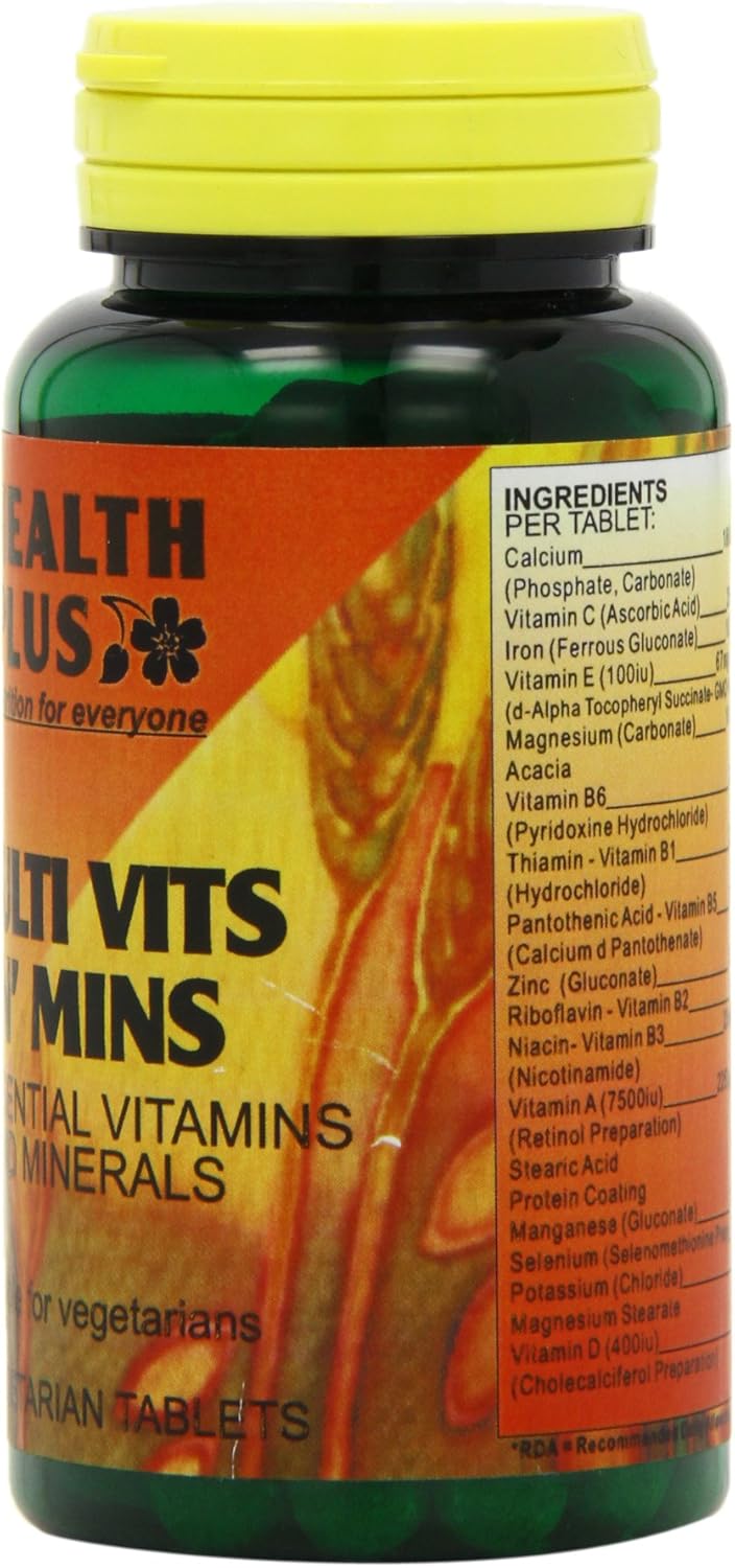 Health Plus Multi Vits n Mins Oneaday Multivitamin Supplement 90 Tablets - Image 2
