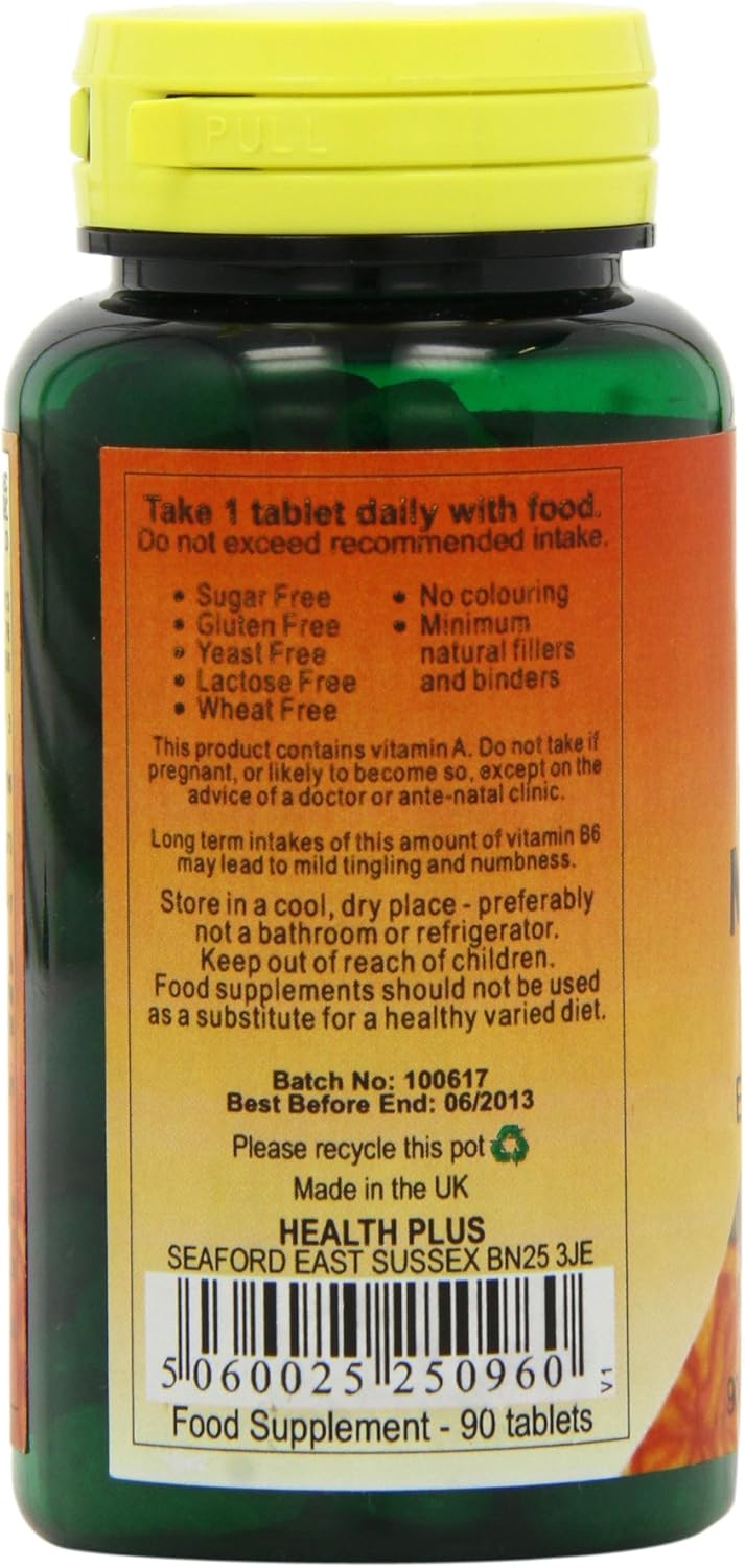 Health Plus Multi Vits n Mins Oneaday Multivitamin Supplement 90 Tablets - Image 5