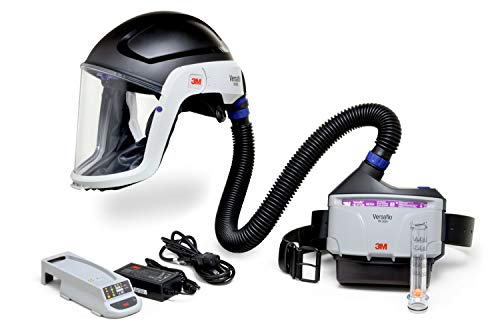 3M PAPR Respirator, Versaflo Powered Air Purifying Respirator Kit, TR-300N+ HIK, Heavy Industry, Hard Hat Assembly, All-in-One Respiratory Protection for Particulates, NIOSH Approved, Grinding - Image 1