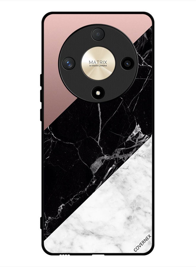 Covernex Protective Case Cover For Honor X9b Marble & Plain Combination Pattern - Image 1