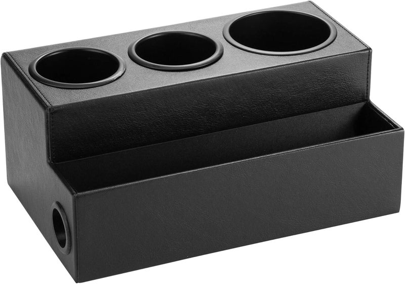J JACKCUBE DESIGN JackCubeDesign Hair Dryer Holder Hair Styling Product Care Tool Organizer Bath Supplies Accessories Tray Stand Storage Bathroom Vanity Countertop with 3 Holes(Black) – :MK154C - Image 4