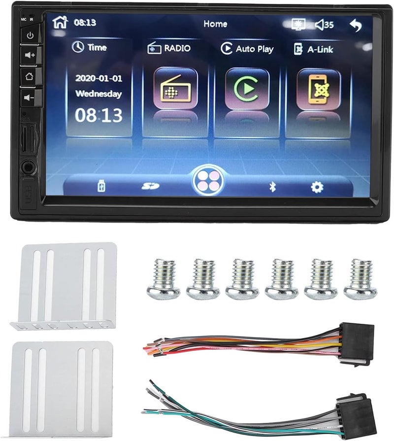 klarako Universal for Android Car Stereo with GPS 7 Inch HD Touch Screen Car Navigation Bluetooth Supports WiFi Connect + Backup Camera Car Modification - Image 1