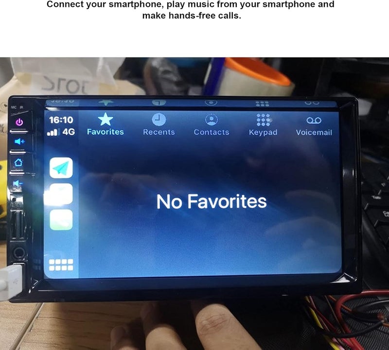 klarako Universal for Android Car Stereo with GPS 7 Inch HD Touch Screen Car Navigation Bluetooth Supports WiFi Connect + Backup Camera Car Modification - Image 4