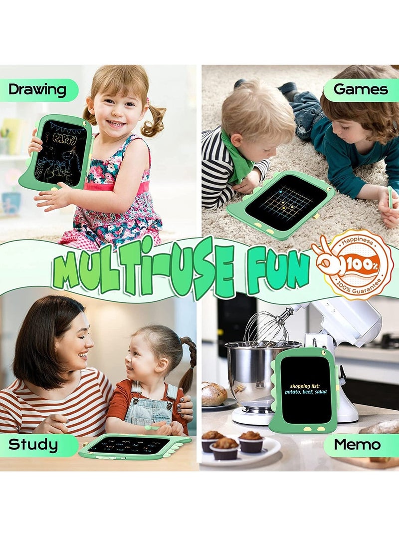 LCD Writing Tablet Toddler Toys, Erasable 8.5 Inch Doodle Board Drawing Pad Gifts for Kids, Dinosaur Toys Drawing Board Gift, Education Learning Toys for Boys Girls 2 3 4 5 6 Years Old (Green) - Image 5