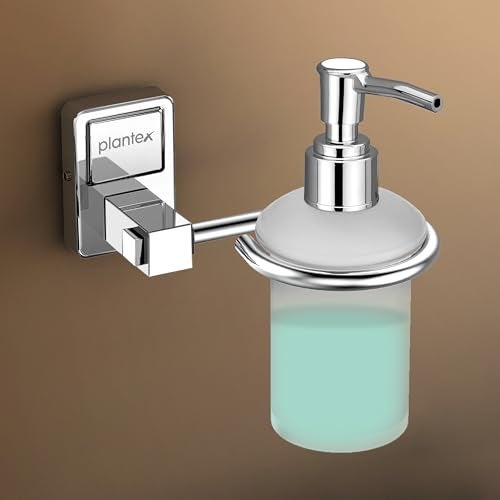 Plantex 304 Grade Stainless Steel Liquid Soap Dispenser/Shampoo Dispenser/Hand Wash Dispenser/Bathroom Accessories Pack of 1, Darcy (Chrome) - Image 1