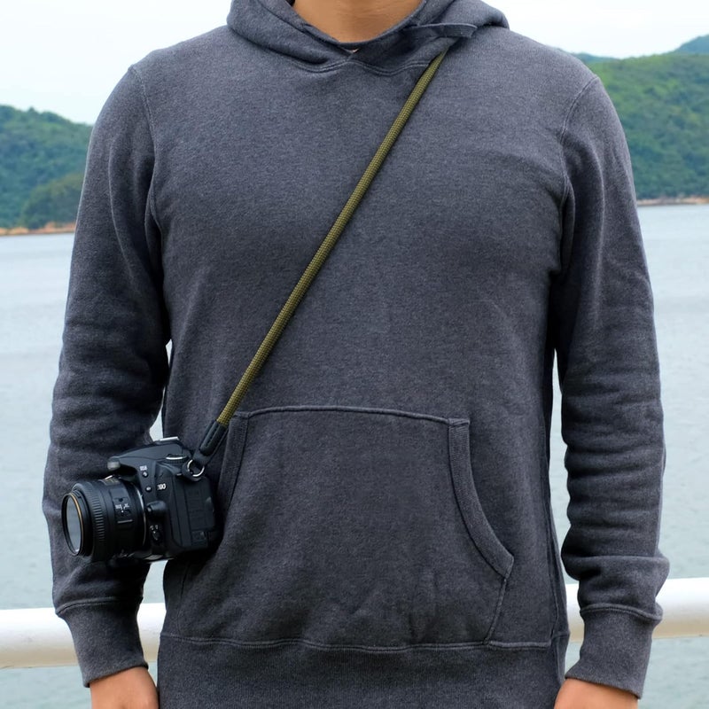 VKO Vintage Camera Neck Strap,Nylon Rope Camera Shoulder Straps for Photographers Film DSLR - Image 2