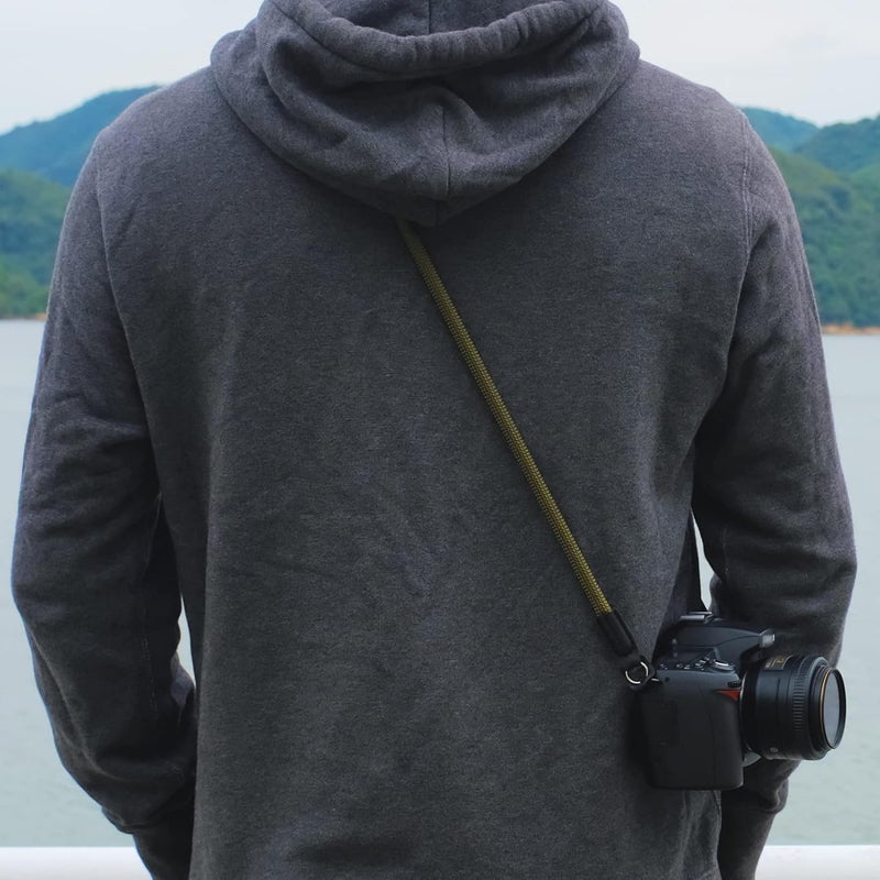 VKO Vintage Camera Neck Strap,Nylon Rope Camera Shoulder Straps for Photographers Film DSLR - Image 3