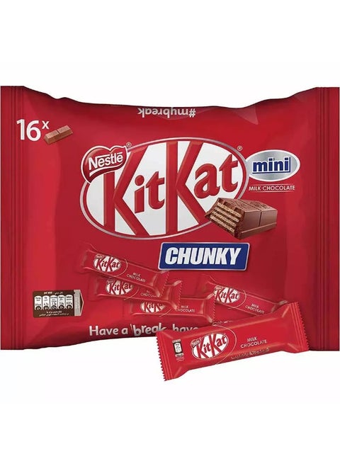 Chunky Mini Milk Chocolate Bar 250gms (16 Minis)