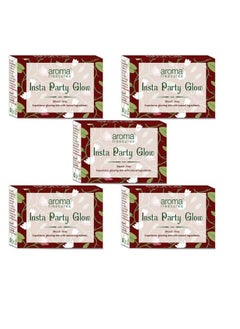 Insta Party Glow Single Time Use Kit For Natural And Instant Glow 30 G (Pack Of 5)