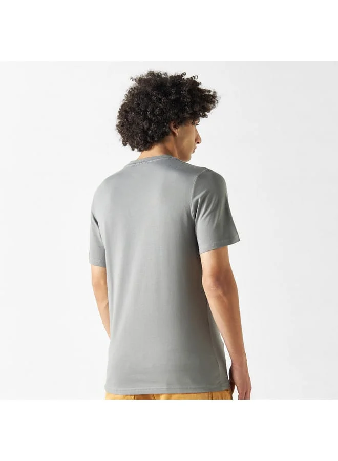 SP Characters Zuko Print Crew Neck T-shirt with Short Sleeves