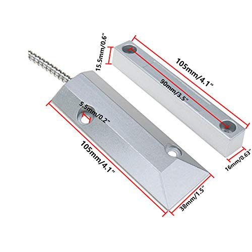 Dahszhi Home Security Wired Rolling Door Contact Magnetic Reed Switch Alarm - Image 2
