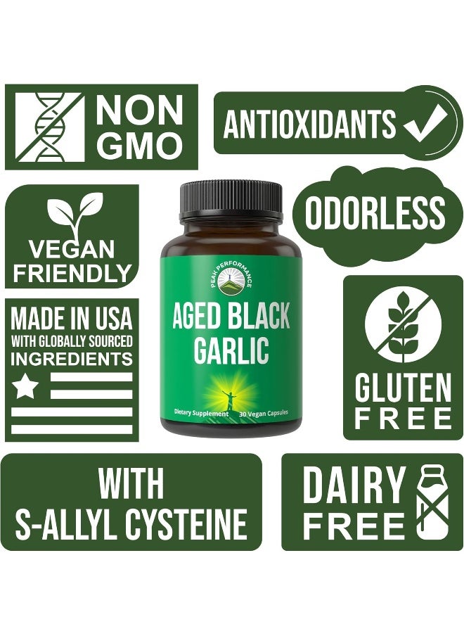Peak Performance Peak Performance Aged Black Garlic Capsules  - Image 3