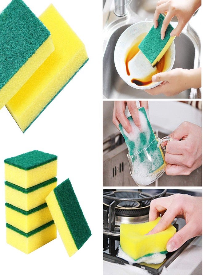 Sadocom 30 Pack Sponge Individually Wrapped, Non Scratch Scrouing Sponges for Household Cleaning, Dishes, Kitchen, Apartment, Car, Bike - Image 5