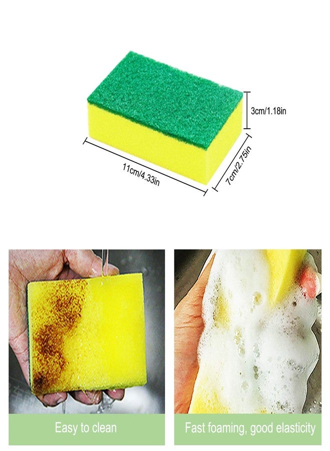 Sadocom 30 Pack Sponge Individually Wrapped, Non Scratch Scrouing Sponges for Household Cleaning, Dishes, Kitchen, Apartment, Car, Bike - Image 2
