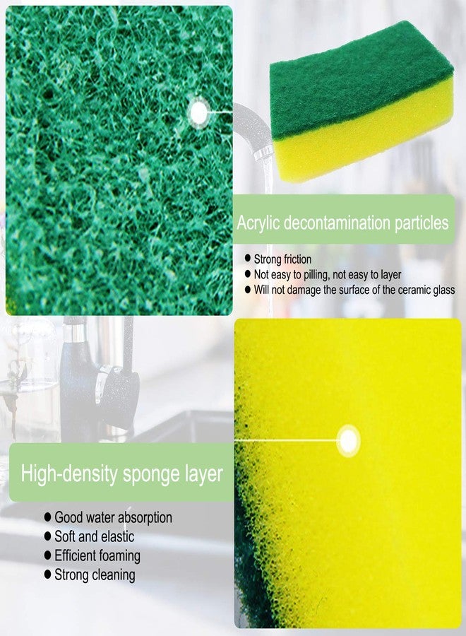 Sadocom 30 Pack Sponge Individually Wrapped, Non Scratch Scrouing Sponges for Household Cleaning, Dishes, Kitchen, Apartment, Car, Bike - Image 3