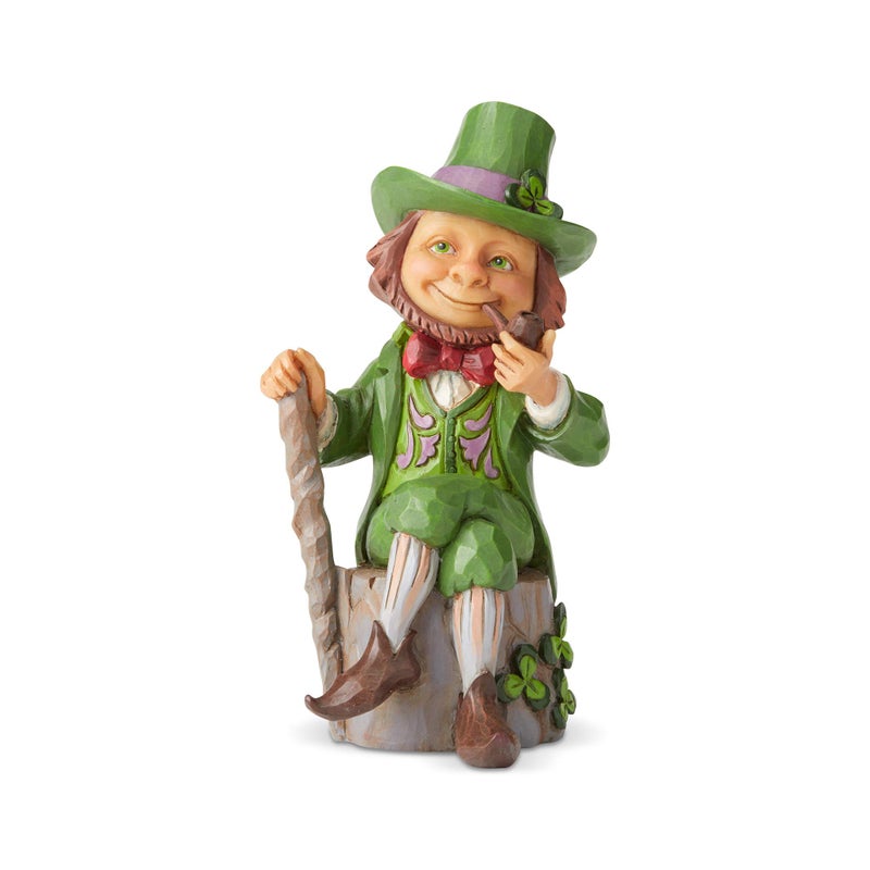 Enesco Jim Shore Heartwood Creek Leprechaun Pint Sized Figurine 55 Inch Multicolor - Image 2