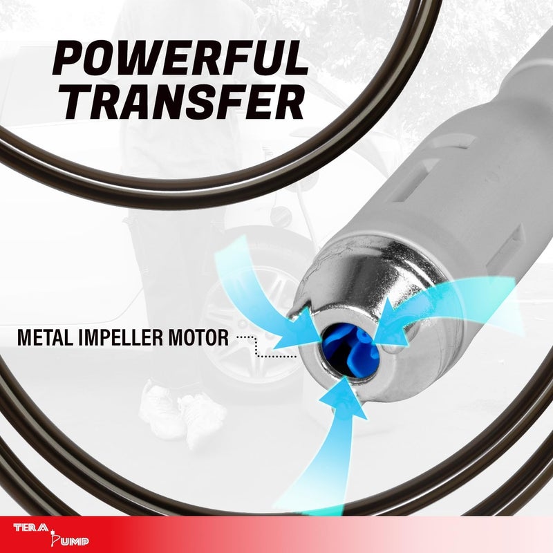 TERA PUMP 4th Gen. TRFA01 Fuel Pump Transfer Pump (2.4 GPM) - Image 5