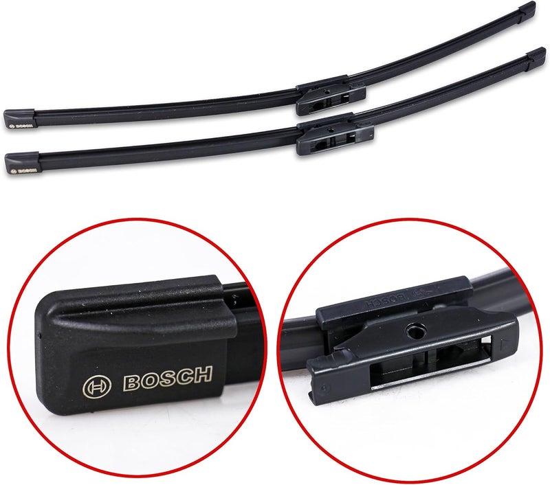 Bosch Wiper Blade Aerotwin A424S - Set of Front Wiper Blades (600mm/550mm) for Left-Hand Drive Vehicles - Image 3