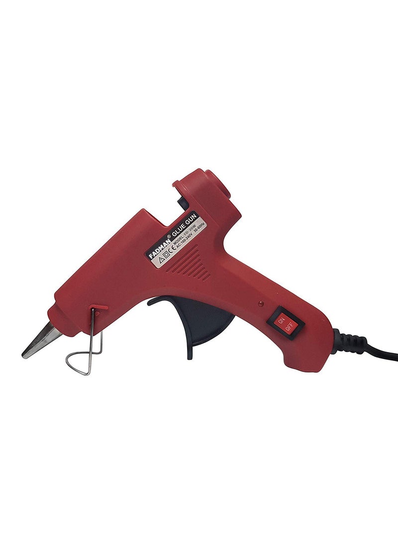 Fadman FADMAN 7 MM HOT Adhesive 6 Glue Sticks with RED 20 WATT Mini HOT Glue Gun for DIY Craft Work ON Off Switch Button Indicator  - Image 2