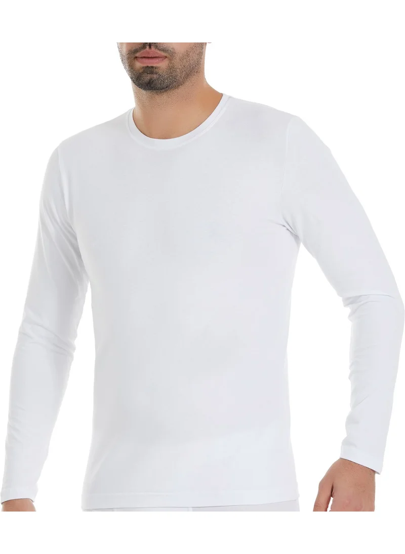 Yıldız Çamaşır Star Underwear Star Long Sleeve Zero Collar Lycra Men's Bodysuit 85