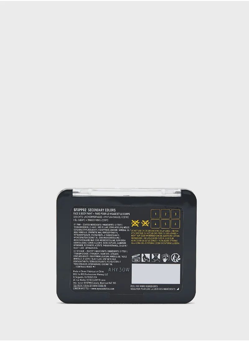 NYX PROFESSIONAL MAKEUP Sfx Paint Palettes Secondary