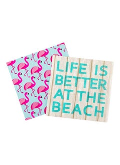 Restaurantware Restaurantware-13 Inch Paper Luncheon Napkins, 500 The Beach Design Printed Napkins - 3-Ply, Textured Edges, Assorted Colors Paper Decorated Napkins, Soft And Strong, For Parties Or Catering Events  - Image 2