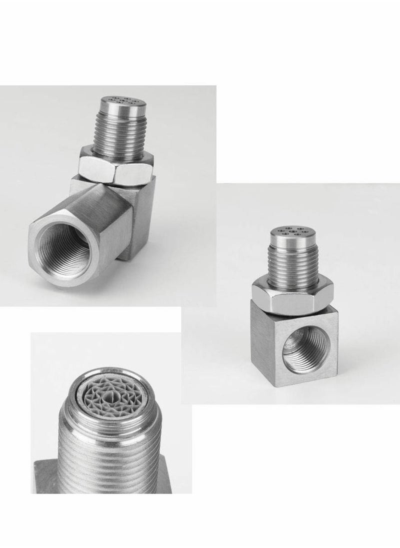 SYOSI - O2 Sensor Spacer 1 Pcs Universal M18*1.5 Check Engine Light Eliminator Adapter O2 Oxygen Sensor Spacer Extender Adapater Isolator for Exhaust Systems - Image 1