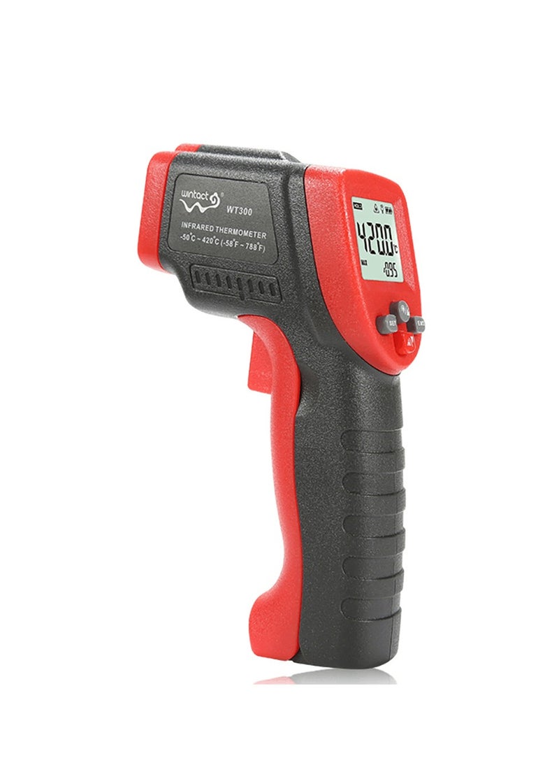 مقياس الحرارة Wintact بالأشعة تحت الحمراء - 58℉ ~ 788℉ (-50 ℃ ~ 420 ℃)، ميزان حرارة سطح الجسم الصناعي بالأشعة تحت الحمراء، ميزان حرارة بالأشعة تحت الحمراء - Image 1
