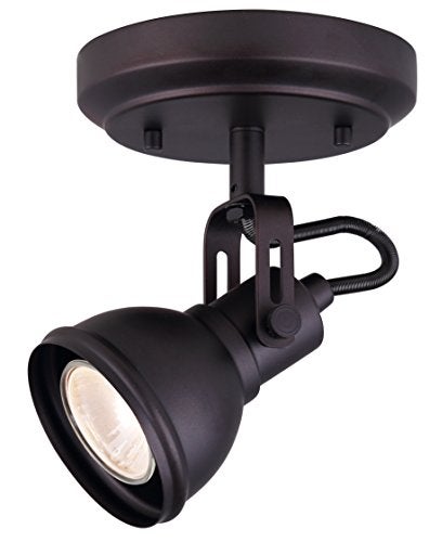 CANARM ICW622A01ORB10 LTD Polo 1 Light Ceiling/Wall, Oil Rubbed Bronze with Adjustable Head , Oil-rubbed Bronze - Image 5