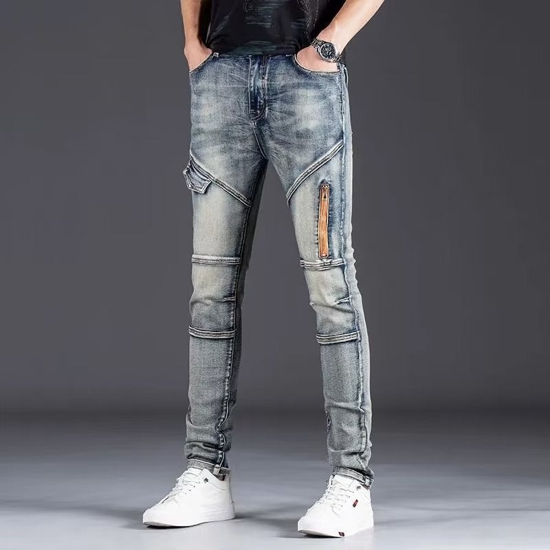 Unisex Classic Denim Jeans Loose Fit Daily Outdoor Wear - Image 2