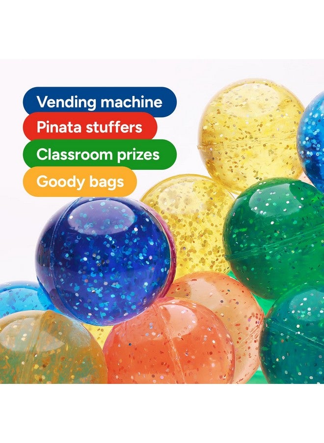 Entervending Bouncy Balls - Glitter Bounce Balls Bulk - Party Favors - Rubber Balls for Kids - Large Bouncy Ball 45 mm - Super Bouncy Balls Gift for Kids (12 pcs) - Image 5