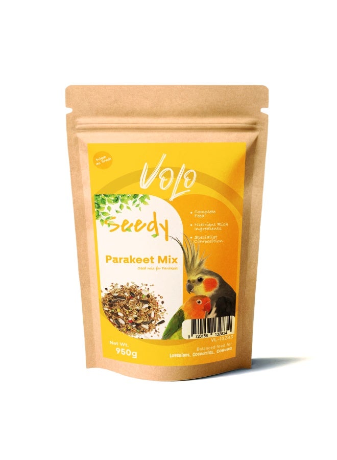 Volo Seedy Parakeet Mix Bird Food, 950g - Image 2