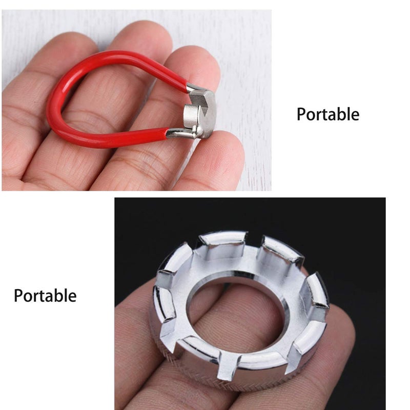 LETUSPORT Bike Spoke Adjustment Wrench Bicycle Rim Truing Tool Set of 2 - Image 3