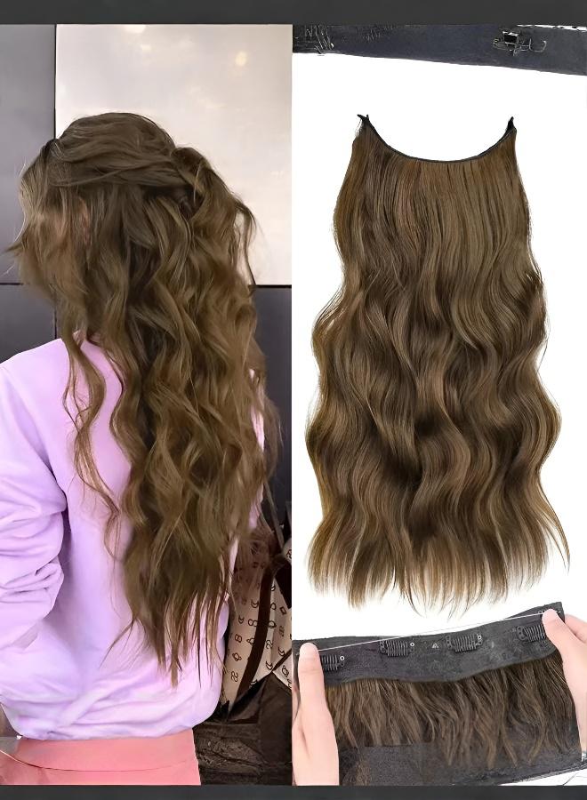 Wavy Hairpiece with Adjustable Parting (Free Comb Gift) - Image 1