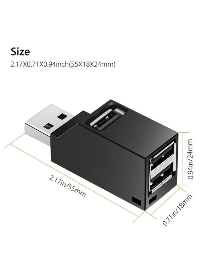 Neutral In-line Portable Multi-interface Hub Splitter Usb3.0 High-speed Hub - Image 1