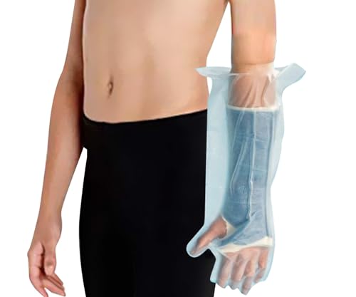 AquaShield Arm Cast Protector - Waterproof, Reusable, Half Arm (A21) Covers Hand, Wrist & Forearm for Water Protection in Pool, Bath & Shower. - Image 1