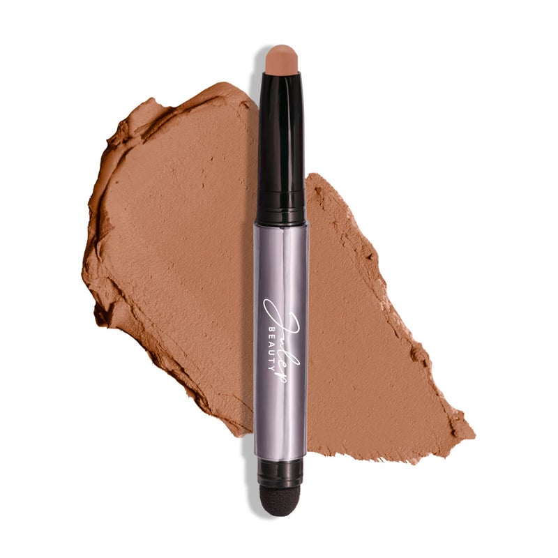 Julep Eyeshadow 101 Cream-to-Powder Waterproof Shadow Stick â€“ Hazelnut Matte â€“ Long-Lasting, Crease-Proof, Neutral Brown Beige Matte Cream Eyeshadow with Built-in Smudger - Image 1