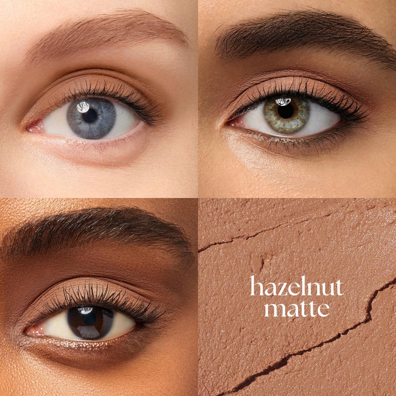Julep Eyeshadow 101 Cream-to-Powder Waterproof Shadow Stick â€“ Hazelnut Matte â€“ Long-Lasting, Crease-Proof, Neutral Brown Beige Matte Cream Eyeshadow with Built-in Smudger - Image 2