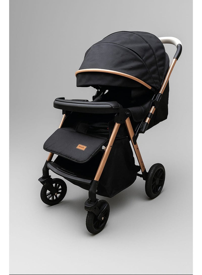 امبريلا عربية اطفال X6 برو من امبريلا عاليه الجوده ذراع قلاب للاتجاهين وطاوله طعام - Image 2