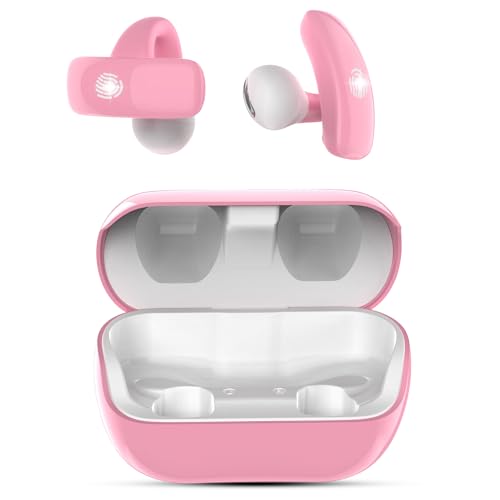 BANIGIPA Kids True Wireless Earbuds, 5g Super Light Comfortable Open Ear Bluetooth 5.4 Headphones w/Mic to Protect Hearing for Studying Music Clear Calling, Touch Control Ear Buds w/Charging Case - Image 1