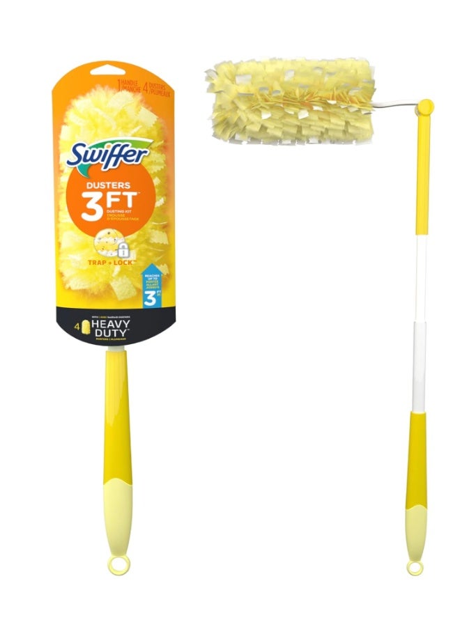 Swiffer Dusters 360 Extendable Handle Starter Kit 4 Refills - Image 1