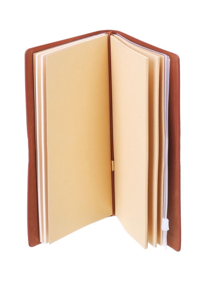 NIBEMINENT PU Leather Pocket Notebook Brown - Image 3