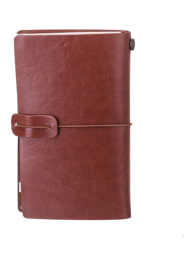 NIBEMINENT PU Leather Pocket Notebook Brown - Image 2
